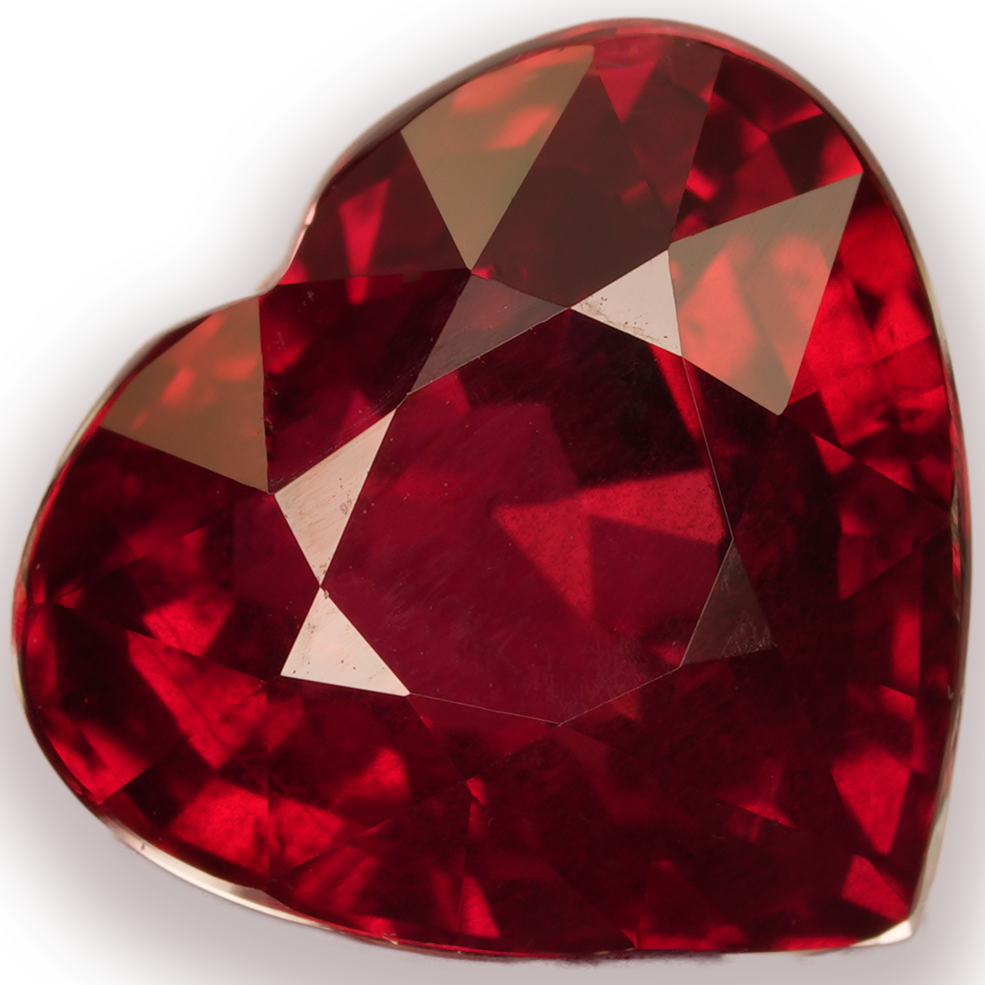 HEART SHAPE MOZAMBIQUE Ruby