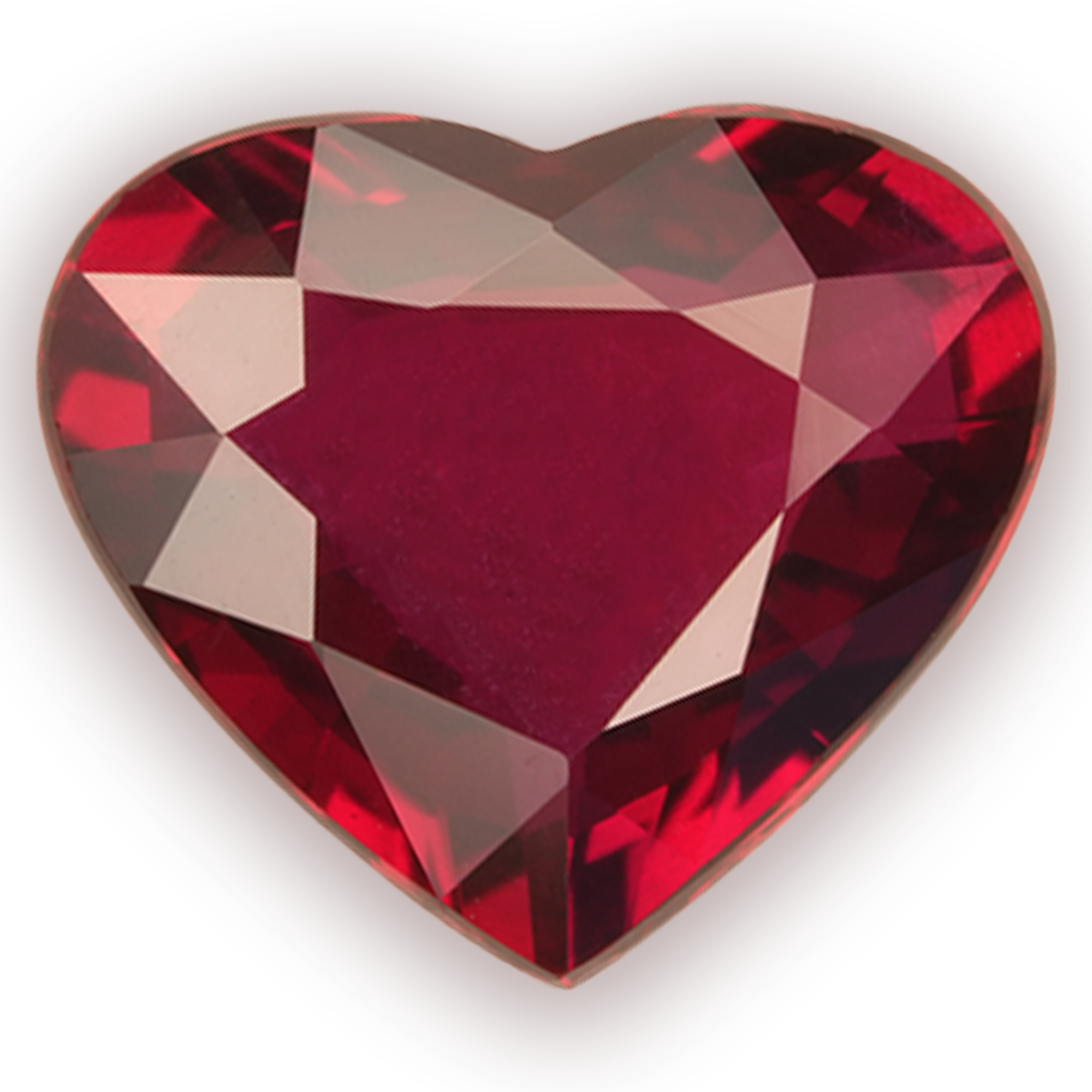 HEART SHAPE MOZAMBIQUE Ruby